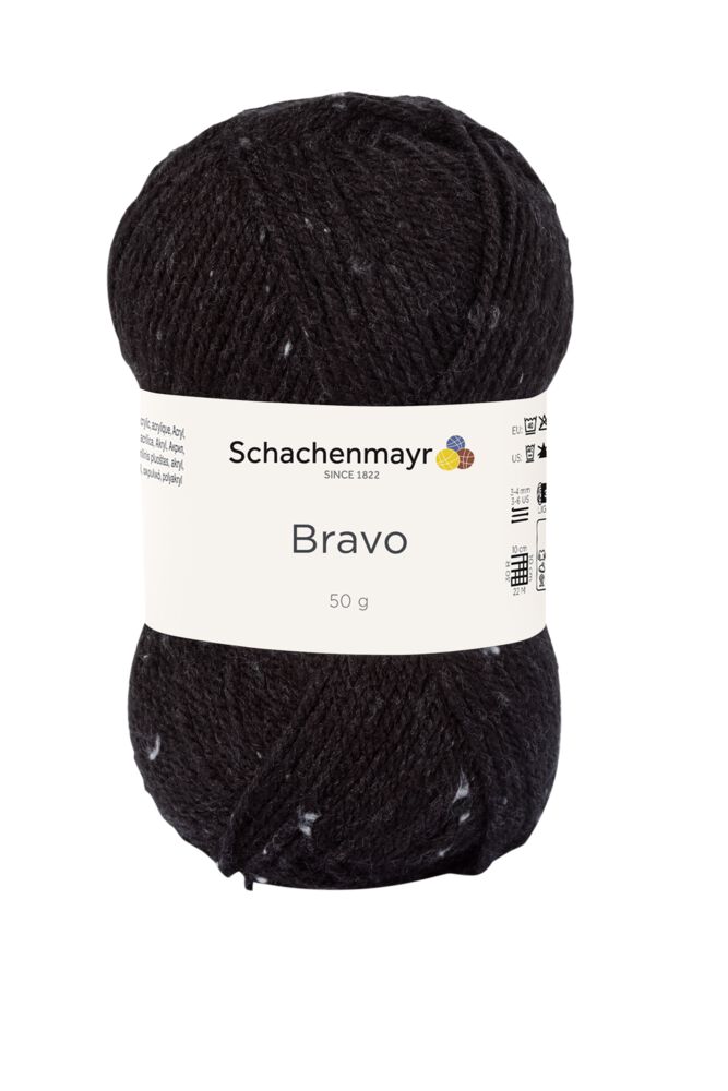 Schachenmayr Bravo 50g Anthrazit Tweed