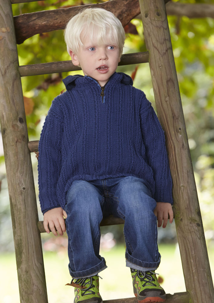 Kinderpullover im Troyer-Style, S9052