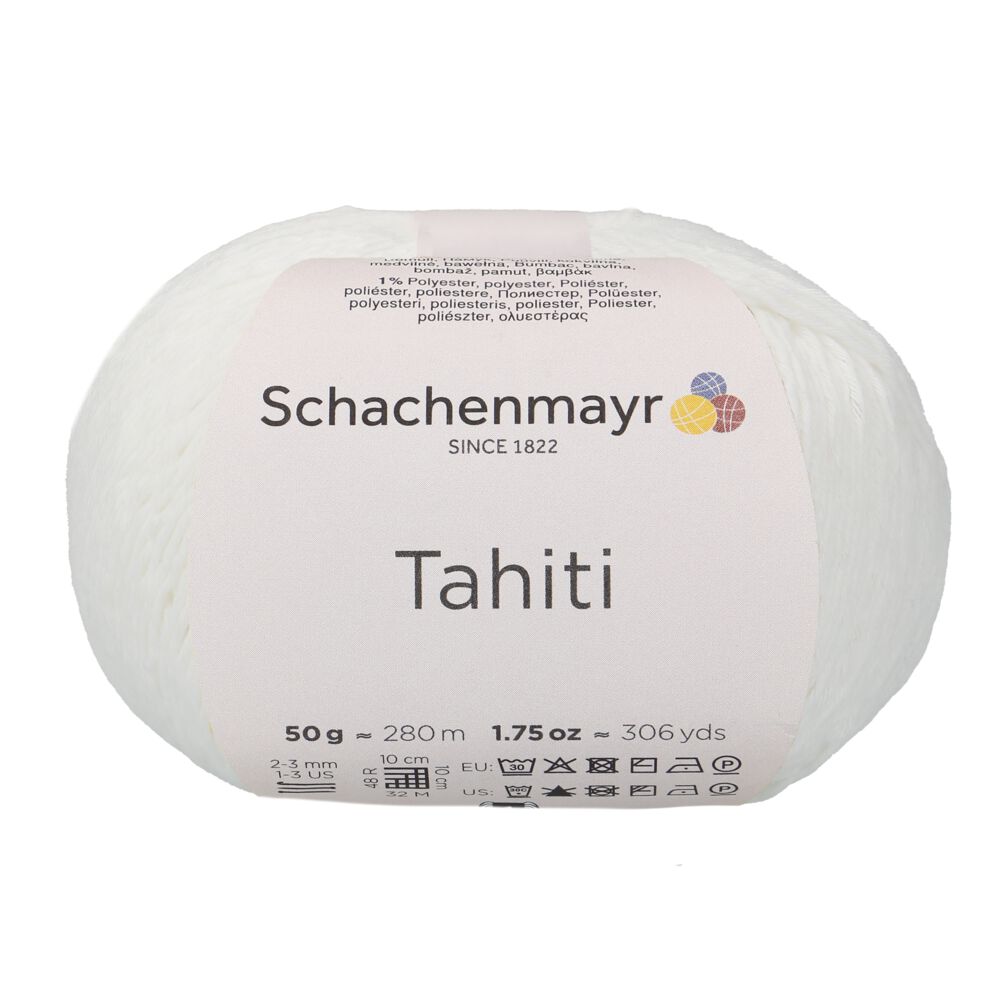Schachenmayr Tahiti 50g 00001 weiß