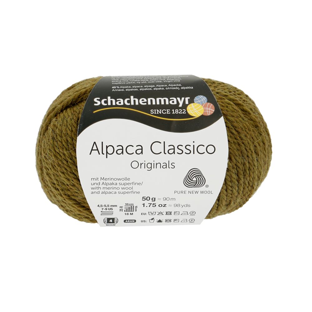 Schachenmayr Alpaca Classico 50g Oliv