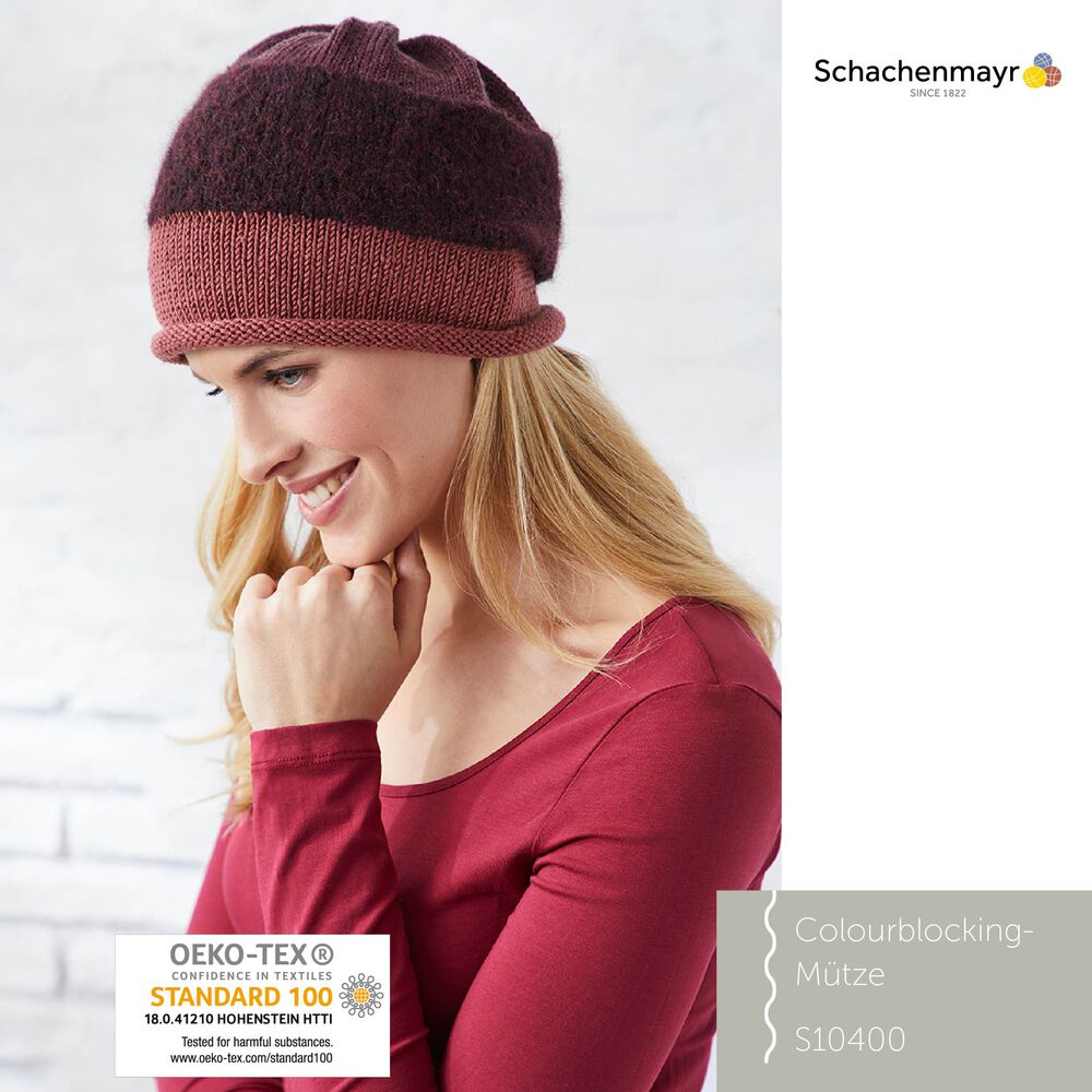 Colorblocked hat, S10400