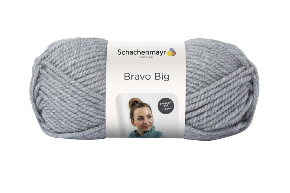 Schachenmayr Bravo Big 200g 00190 hellgrau meliert