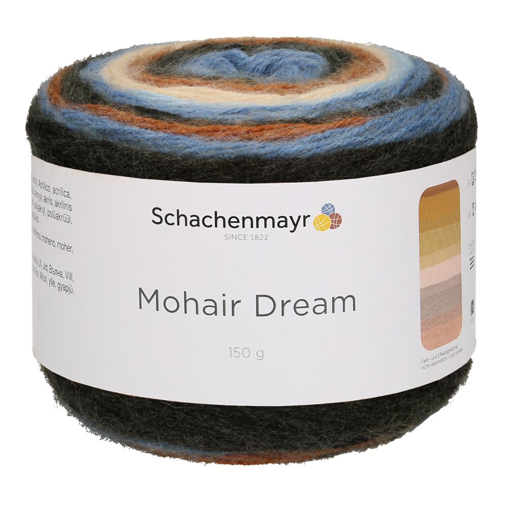 Schachenmayr Mohair Dream 150g 00092 true blue color