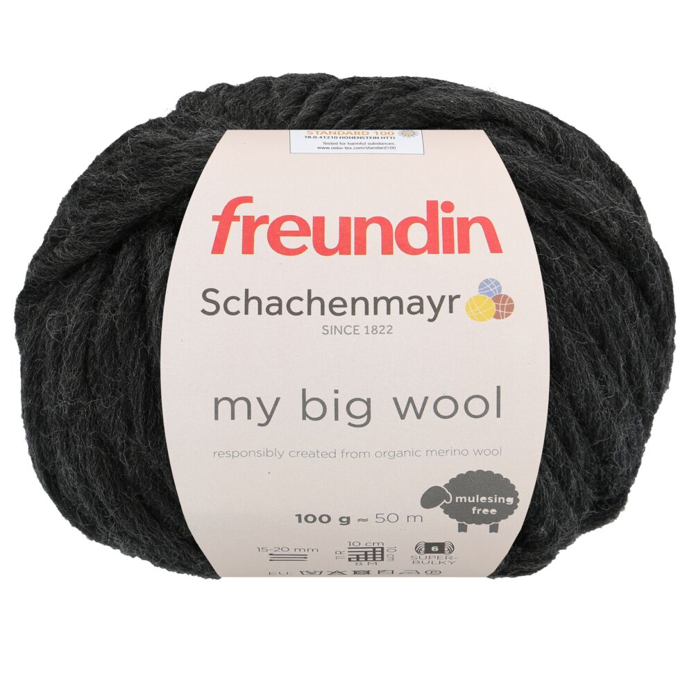 Schachenmayr My Big Wool 100g anthrazit meliert